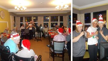 Christmas is all around at Newton Heath care home